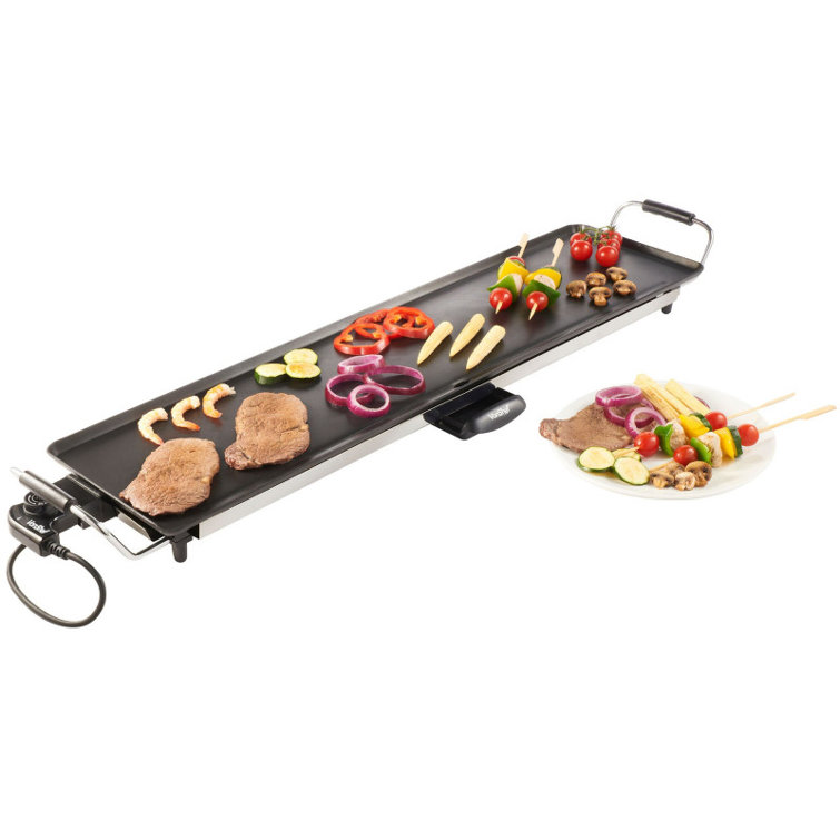 VonShef Electric XXL Teppanyaki Barbecue Table Grill Griddle & Reviews